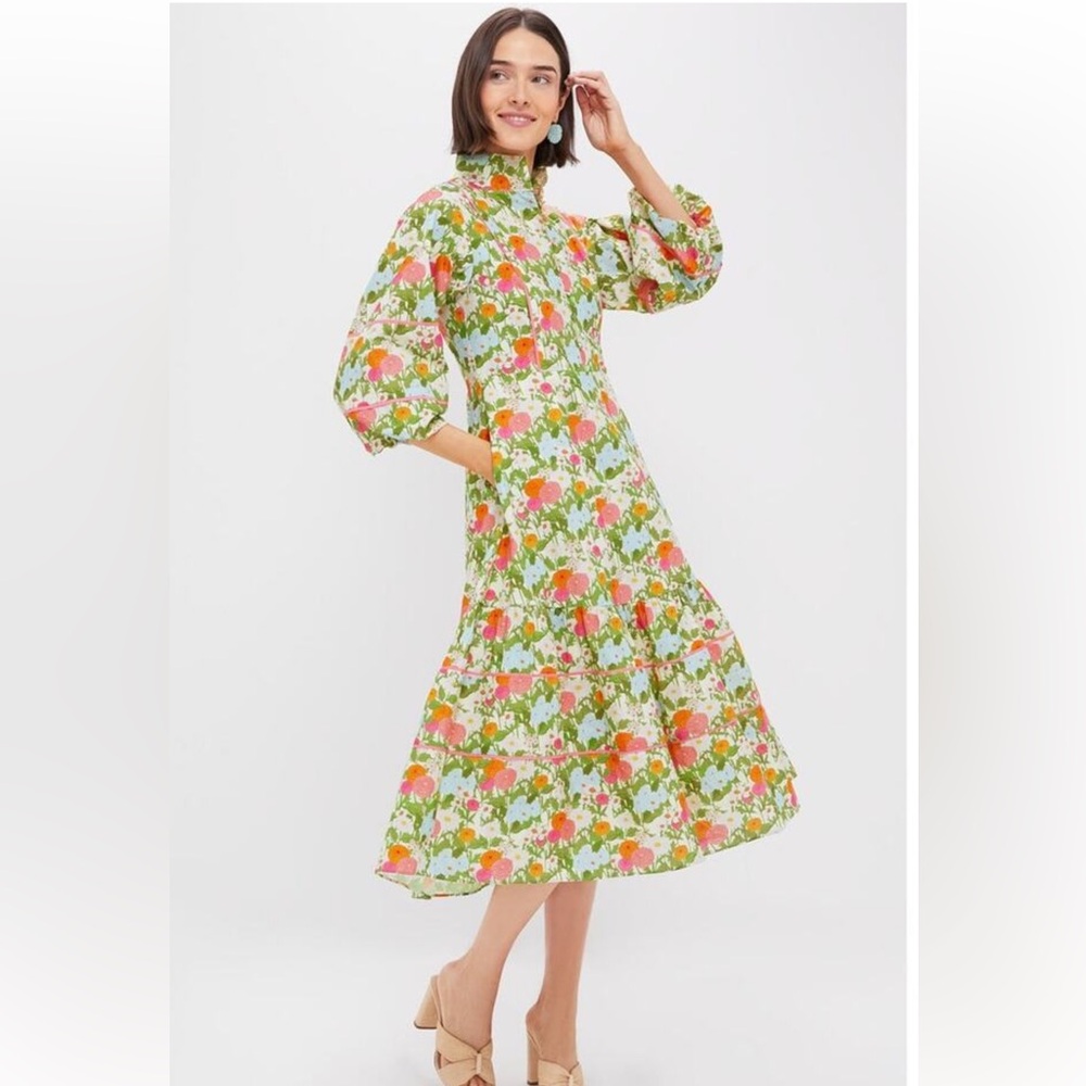 Tuckernuck Hyacinth House Midi Dress-EUC-L